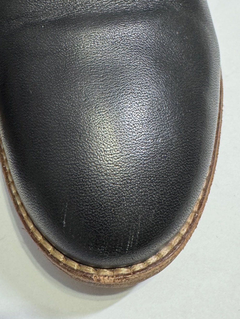 Madewell "The Brenner" Women's Black Leather Boot w/stacked Heel Sz. 7 - Picture 9 of 10